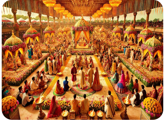 Organizing Mass Weddings for  Underprivileged and Orphaned Individuals In India